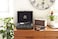 GPO Westwood Retro 25 Watt Speaker With Subwoofer, RCA Input, Bluetooth With Retro Grille And Carry Handle - Cream &amp; Tan