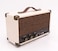 GPO Westwood Retro 25 Watt Speaker With Subwoofer, RCA Input, Bluetooth With Retro Grille And Carry Handle - Cream &amp; Tan