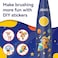 Seago Kids Electric Toothbrushes, Toddler Electric Toothbrush with Colorful Light, 8 Soft Toothbrush Heads, Cute Animal Stickers, Once Full Charger for 60 Days, for Childrens Boys Girls, SG-2159(Blue)