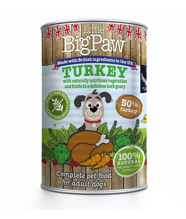 LITTLE BIG PAW DOG TURKEY 390G TIN
