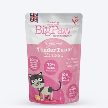 Little Big Paw Cat Gourmet Atlantic Tuna Mousse 85G Pouch