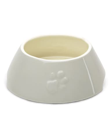 Scruffs Long Eared Dog Bowl - Cream