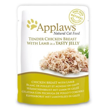 Applaws Chicken With Lamb  Jelly Pouch  Wet Cat Food -70G