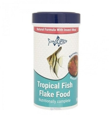 FishScience Tropical Flakes Fish Food - 50G
