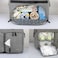 Little Story Gabrielle Mom Dad XL Travel Diaper Bag w / Diaper Changing Mat - Grey