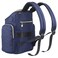 Little Story Georgia Diaper Bag wt Changing Pad &amp; Stroller Hooks - Navy Blue