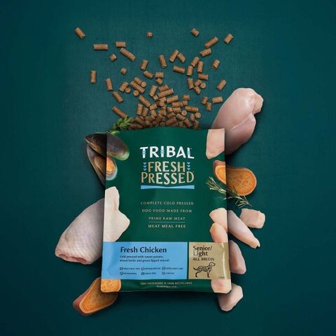 Tribal Fresh Pressed Chicken Senior/Light Dog Food-2.5kg