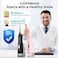 COSLUS Water Dental Flosser Teeth Pick: 2 Pack 300ml Portable Cordless Oral Irrigator,Rechargeable Travel Irrigation Cleaner for Teeth,Gums,Braces Care,Ipx7 Waterproof Electric Flossing C20
