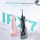 COSLUS Water Dental Flosser Teeth Pick: 2 Pack 300ml Portable Cordless Oral Irrigator,Rechargeable Travel Irrigation Cleaner for Teeth,Gums,Braces Care,Ipx7 Waterproof Electric Flossing C20