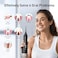 COSLUS Water Dental Flosser Teeth Pick: 2 Pack 300ml Portable Cordless Oral Irrigator,Rechargeable Travel Irrigation Cleaner for Teeth,Gums,Braces Care,Ipx7 Waterproof Electric Flossing C20