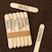 50 Jumbo Lollipop Sticks - Large Wooden Popsicle and Craft Sticks - 150mm x 19mm Natural Wooden Lolly Sticks for Crafting and Plant Labels.