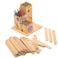 50 Jumbo Lollipop Sticks - Large Wooden Popsicle and Craft Sticks - 150mm x 19mm Natural Wooden Lolly Sticks for Crafting and Plant Labels.