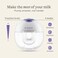 Lansinoh Wearable Double Pump, 4 Pumping Modes, 9 Suction Levels - Hands Free Portable &amp; Quiet Pumping- LED Display