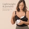 Lansinoh Wearable Single Pump, 4 Pumping Modes, 9 Suction Levels - Hands Free Portable &amp; Quiet Pumping- LED Display