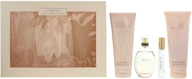 Sarah Jessica Parker Lovely 4 Pcs Set For Women: 3.4 Eau De Parfum Sp + 0.5 Eau De Parfum Sp + 6.7 B/L + 6.7 S/G