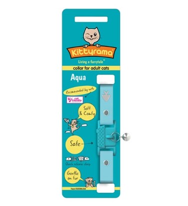 Kittyrama Aqua Cat Collar
