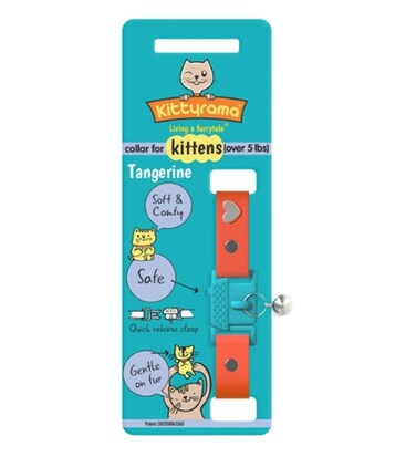 Kittyrama Tangerine Kitten Collar
