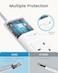LENCENT 5M Extension Lead with USB Slots, 4 Way Outlets Power Strip with 4 USB Ports, Multi Power Plug Extension with 5M Braided Extension Cord for Home Office, 3250W 13A
