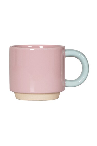 Stacking Ceramic Mug &ndash; Pink