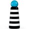 Skittle Water Bottle 500ml Stripes Sky Blue &ndash; Insulated Hot &amp; Cold Thermos Bottle