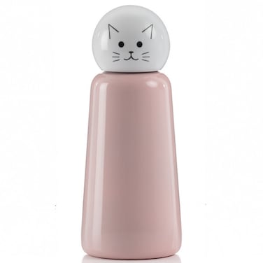 Cat Skittle Bottle Mini &ndash; 300 ml Kids Thermal Water Bottle &ndash; Keeps Drinks Hot &amp; Cold