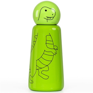 زجاجة مياه أطفال لوند لندن T-REX Skittle Mini – سعة 300 مل للحفاظ على المشروبات ساخنة وباردة