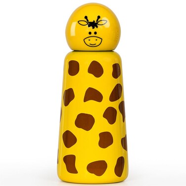 زجاجة مياه أطفال لوند لندن Giraffe Skittle Mini – سعة 300 مل للحفاظ على المشروبات ساخنة وباردة