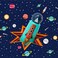 زجاجة مياه أطفال لوند لندن Rocket Skittle Mini – سعة 300 مل للحفاظ على المشروبات ساخنة وباردة