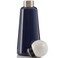 Skittle Bottle 500ml Indigo &amp; White &ndash; Double Wall Water Bottle &ndash; Vacuum Insulated Hot &amp; Cold Drink Flask