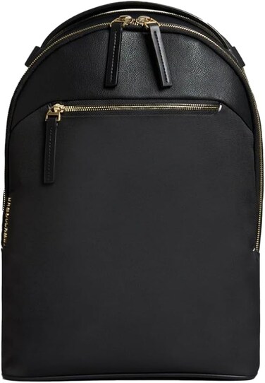 Troubadour Ember Backpack Waterproof, Lightweight, Durable Padded 16" Laptop Pocket Breathable Back Panel Ergonomic Design Trolley Sleeve Luxurious Grab Handle Black