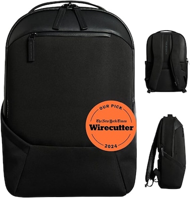 Troubadour Apex Backpack 3.0 Premium Versatile Backpack Made of Lightweight, Waterproof Great for Travel, Work, the Gym, Sports, Black