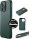 Mujjo Premium Leather Case for iPhone 16 Pro Max - Livid Green   MagSafe Compatible, Slim &amp; Stylish European Leather Design, Enhanced Camera &amp; Screen Protection, Sustainable Materials