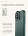 Mujjo Premium Leather Case for iPhone 16 Pro Max - Livid Green   MagSafe Compatible, Slim &amp; Stylish European Leather Design, Enhanced Camera &amp; Screen Protection, Sustainable Materials