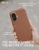 iPhone 17 Leather Case - Tan With Magsafe. Crafted From Premium Leather Luxurious Case Combines Elegance and Durability, Sophisticated Look While Offering Superior Protection.