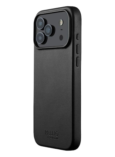 iPhone 17 Pro Max Leather Case - Black With Magsafe. Crafted From Premium Leather Luxurious Case Combines Elegance and Durability, Sophisticated Look While Offering Superior Protection.
