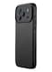 iPhone 17 Pro Max Leather Case - Black With Magsafe. Crafted From Premium Leather Luxurious Case Combines Elegance and Durability, Sophisticated Look While Offering Superior Protection.