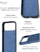 iPhone 17 Pro Max Leather Case - Monoca Blue With Magsafe. Crafted From Premium Leather Luxurious Case Combines Elegance and Durability, Sophisticated Look While Offering Superior Protection.