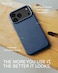 iPhone 17 Pro Max Leather Case - Monoca Blue With Magsafe. Crafted From Premium Leather Luxurious Case Combines Elegance and Durability, Sophisticated Look While Offering Superior Protection.