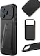iPhone 17 Pro Max Wallet Case - Black With Magsafe. Crafted From Premium Leather Luxurious Case Combines Elegance and Durability, Sophisticated Look While Offering Superior Protection.