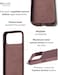 iPhone 17 Pro Max Leather Case - Bronze Red With Magsafe. Crafted From Premium Leather Luxurious Case Combines Elegance and Durability, Sophisticated Look While Offering Superior Protection.