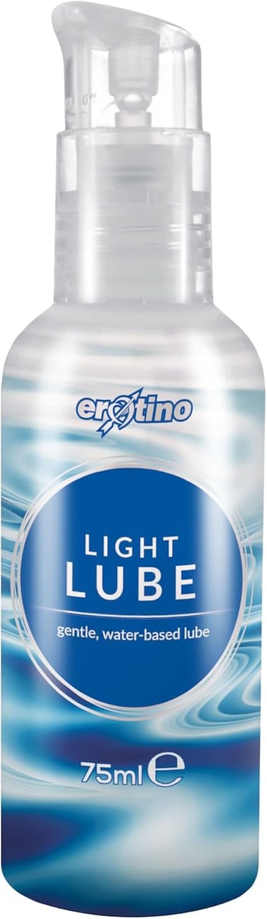 زيت تشحيم خفيف من ايروتينو، 75 مل، ذو اساس مائي، غير مبيد للنطاف، صديق للواقي الذكري، علامة سي اي، خال من المكونات المشتقة من الحيوانات