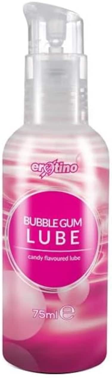 Erotino Bubble Gum Lube, 75ml, Candy Flavoured, Non-Spermicidal, Condom-Friendly, Ce Marked, Free From Animal-Derived Ingredients