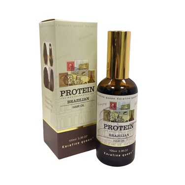 Keratine Queen Protein Brazilian Treatment Hair Oil 100ML Repairing and moisturizing Damaged Hair