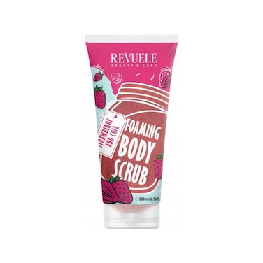 REVUELE FOAMING BODY SCRUB STRAWBERRY AND CHIA  200ml