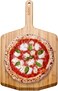 Ooni 12" Bamboo Pizza Peel - Lightweight Smooth Pizza Paddle And Serving Board Outdoor Pizza Oven Accessories