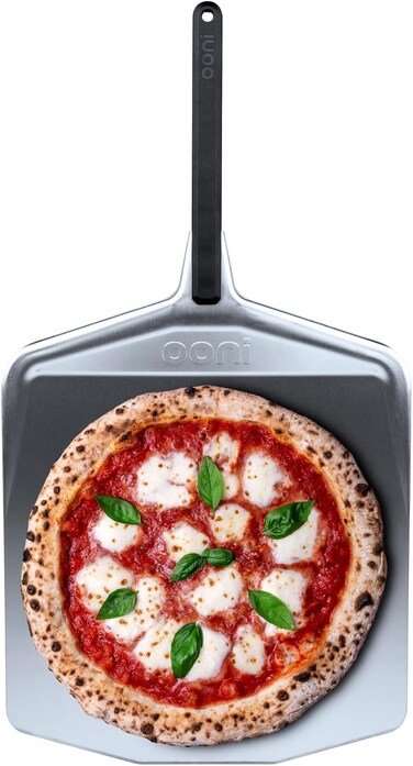 Ooni 16" Long Handle Pizza Peel - Super Smooth Aluminium Paddle - Lightweight Turning Peel For Outdoor Oven Accessories