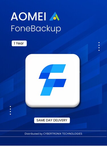 AOMEI FoneBackup   1 Year   Digital License   SAME DAY DELIVERY