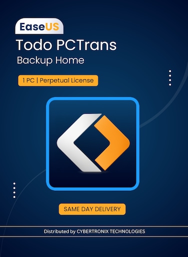 EaseUS Todo Backup Home   1 PC Perpetual License   Digital License   SAME DAY DELIVERY