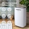 Pro Breeze 20L/Day Dehumidifier - Compressor Dehumidifier, Continuous Drainage, 24h Timer &amp; Auto Defrost, Mould Remover &amp; Moisture Absorber for Home &amp; Bathroom, White
