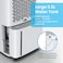 Pro Breeze 20L/Day Dehumidifier - Compressor Dehumidifier, Continuous Drainage, 24h Timer &amp; Auto Defrost, Mould Remover &amp; Moisture Absorber for Home &amp; Bathroom, White